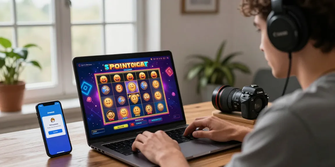 Player enjoying deposit tanpa minimal on a vibrant slot gaming platform experience