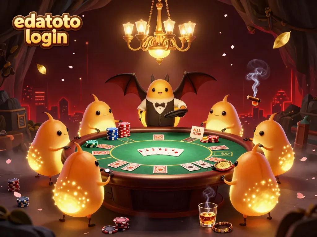 Engage in the thrilling edatoto login scene illuminated by bioluminescent glowworms in an intricately designed cave casino.