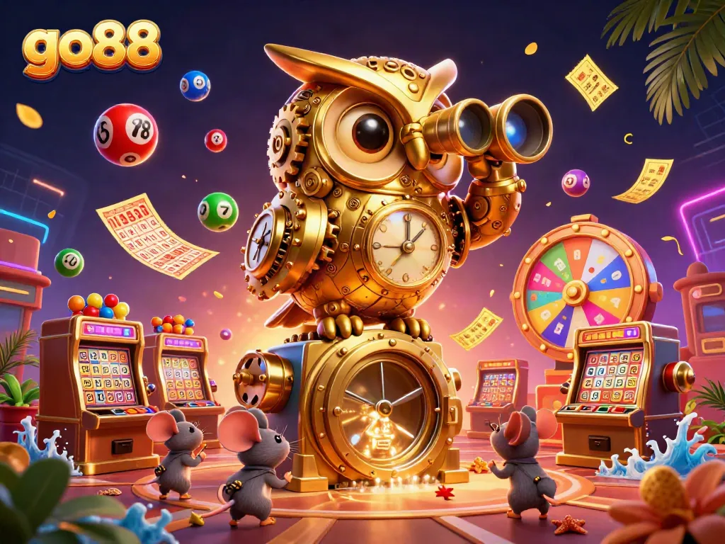 Engage with go88's thrilling gaming experience featuring vibrant casino elements.