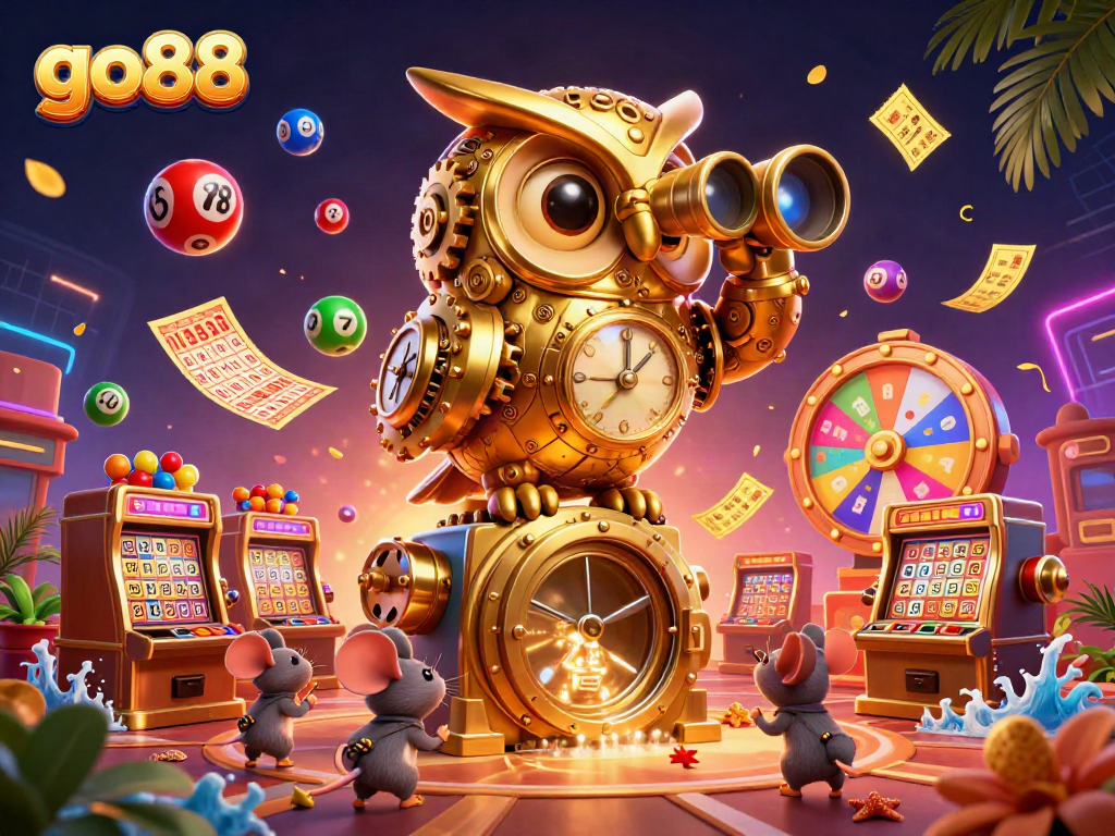Engage with go88's thrilling gaming experience featuring vibrant casino elements.