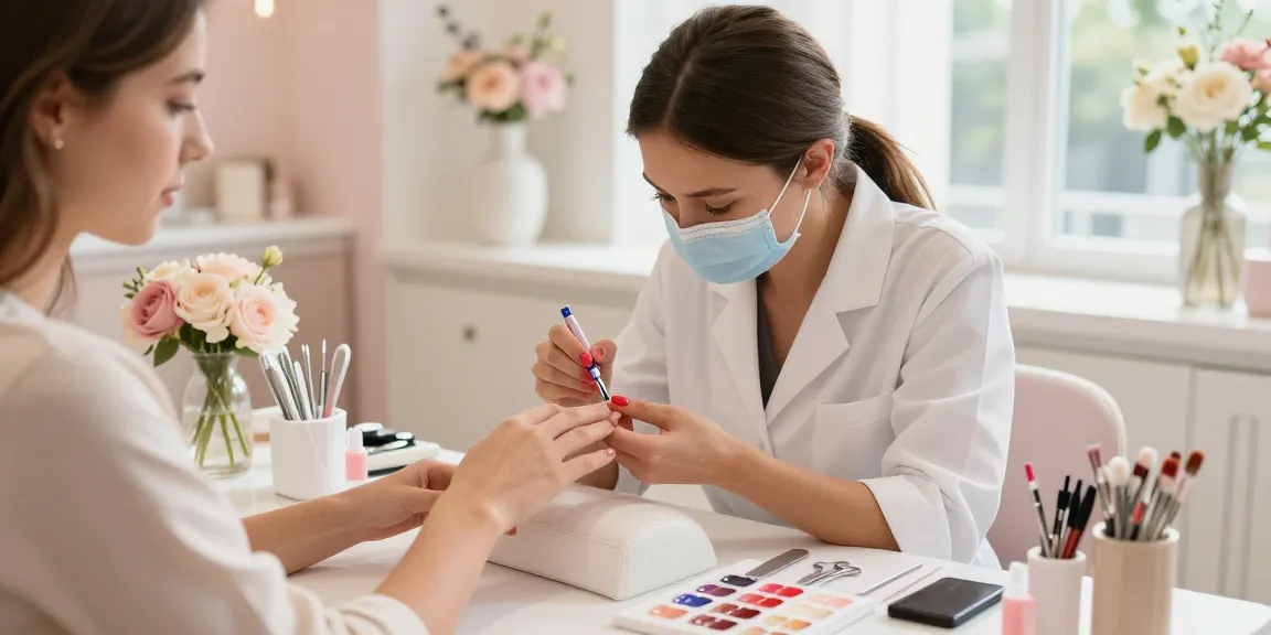 Paradise Nail Beauty offers vibrant nail services in a chic salon with hygienic practices.