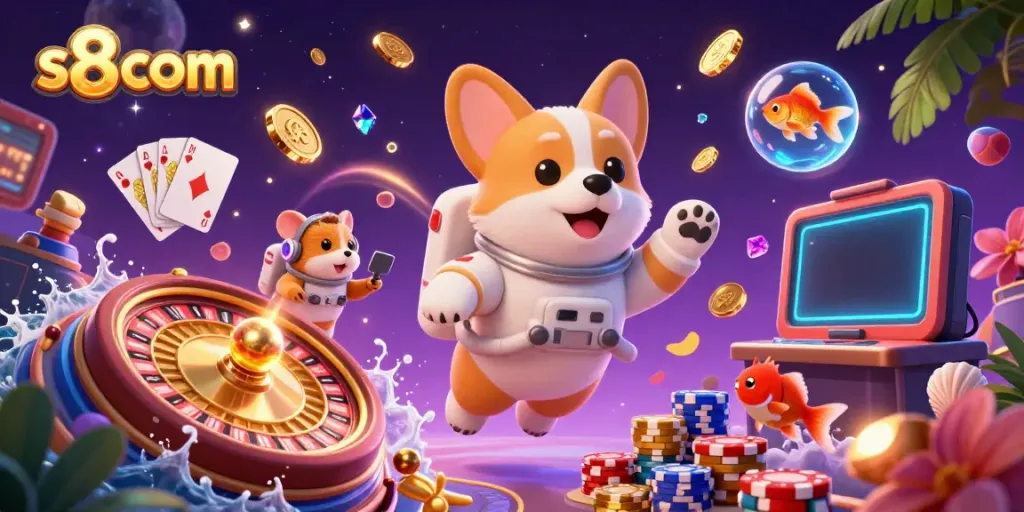 S8 com delivers thrilling fun with innovative games like slots and casino tables in a vibrant, rich 3D scene.