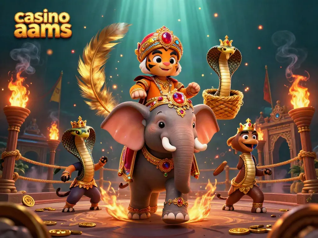 Scopri i casino non AAMS con il tigre maharaja in un'illustrazione accattivante.