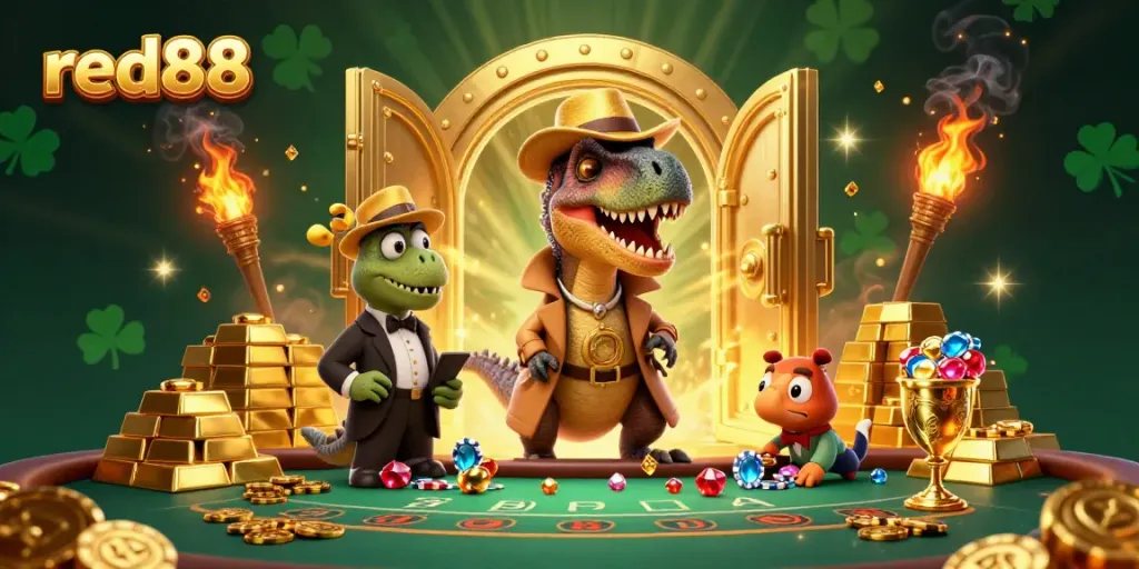 Experience exciting blackjack at red88 with a velociraptor card counter, stegosaurus pit boss, and compy pickpocket.
