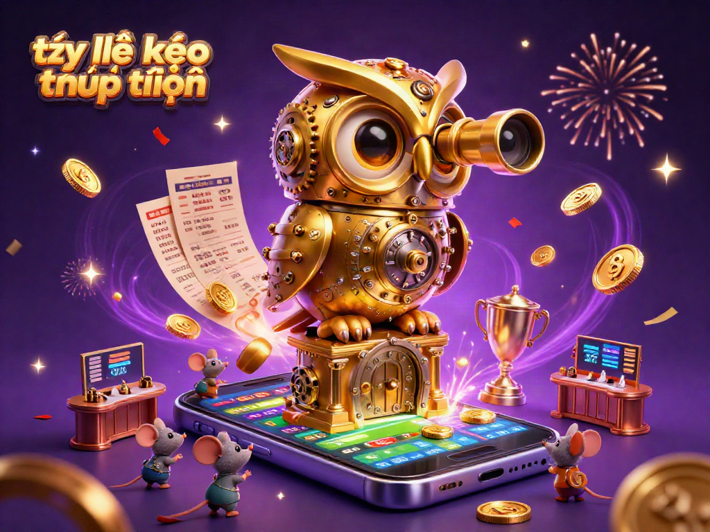 Engage with tỷ lệ kèo trực tuyến through a lively sports betting illustration showcasing colorful odds and energetic elements.