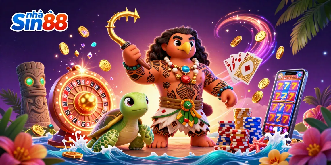 Experience the excitement of nhà cái Sin88 with vibrant gaming action, showcasing rewards and entertainment.