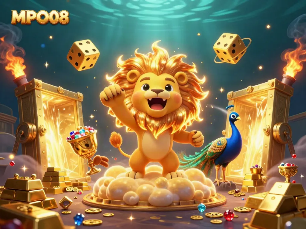 Bet on MPO08 with dynamic scenes of sports betting, golden elements, and thrilling visuals.