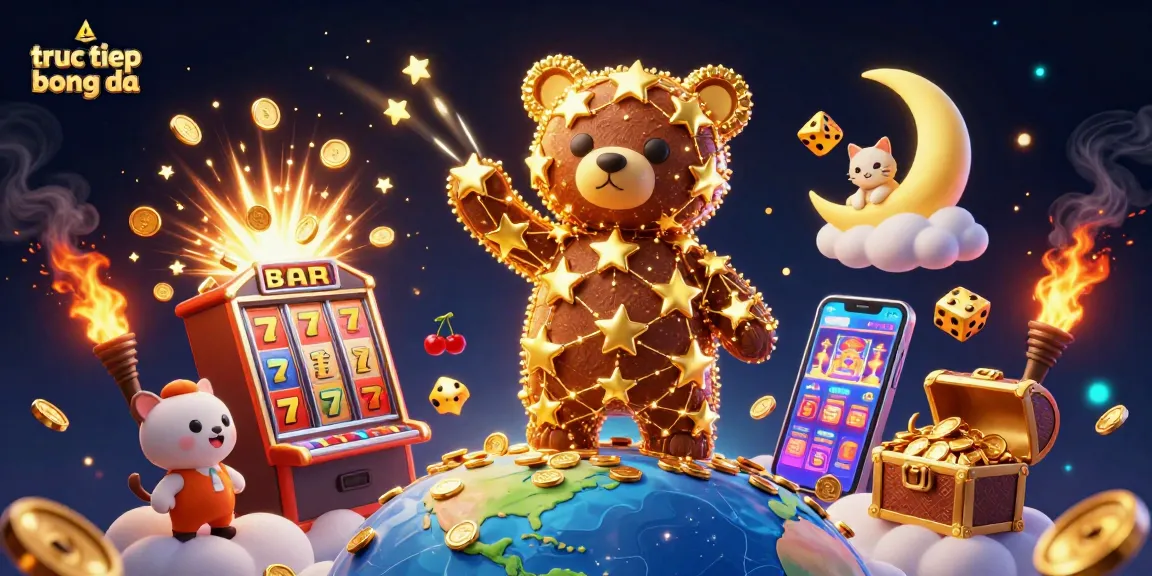 Experience truc tiep bong da excitement with vibrant casino elements and visually stunning characters.