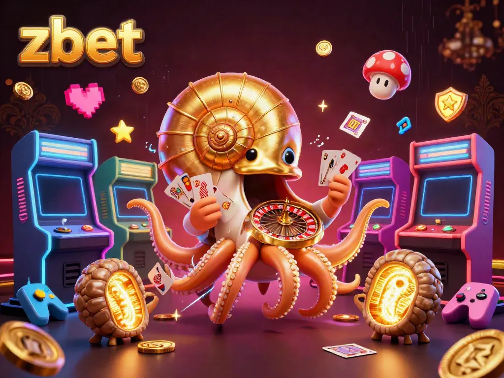 Experience exhilarating gameplay at zbet with vibrant casino elements and characters in a dynamic scene.