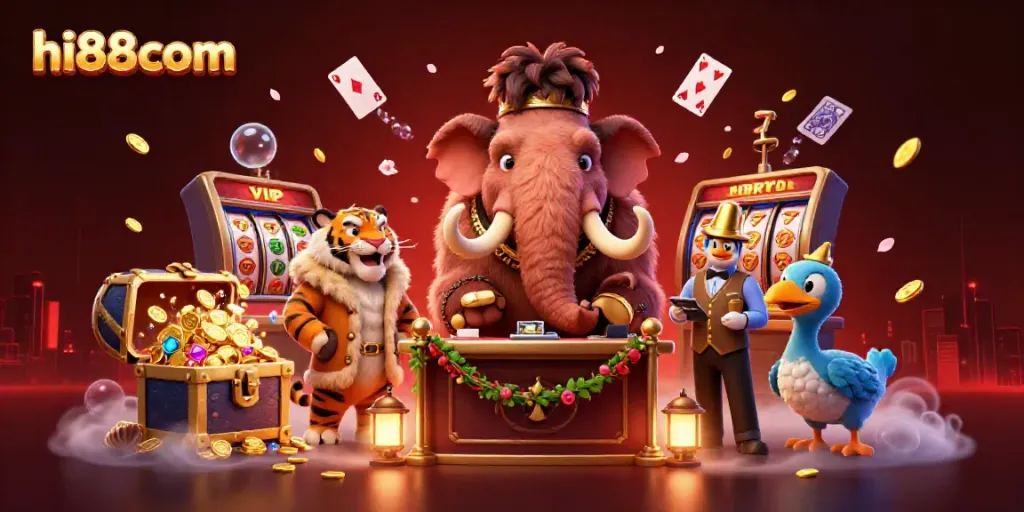 hi88com bouncer kiểm tra thẻ ID tại cổng sòng bạc với trò chơi xổ số.