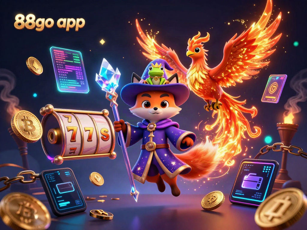 Engage with the 88go app's entertainment magic, featuring unique characters and dynamic gaming elements.