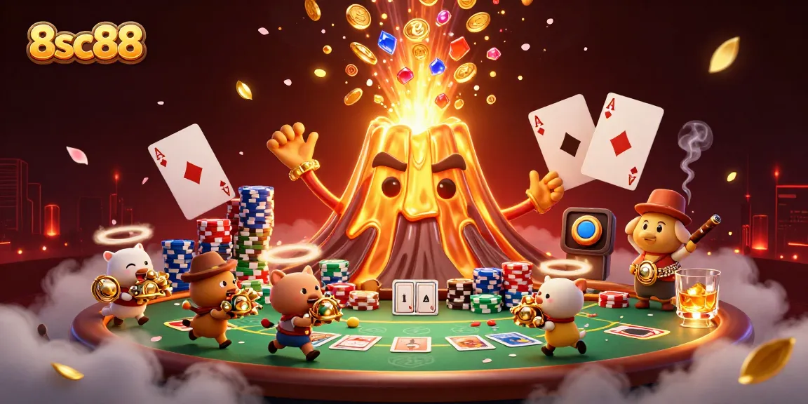 Experience thrilling wins at 8sc88 with vibrant casino scenes bursting with treasure and excitement.