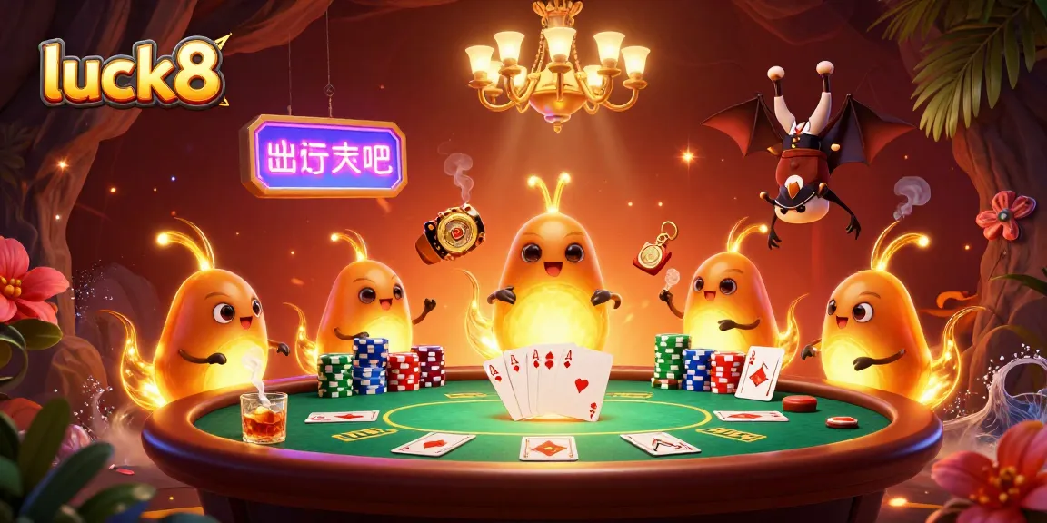 Experience the thrill of winning with luck8 at a vibrant cave casino illuminated by bioluminescent glowworms.